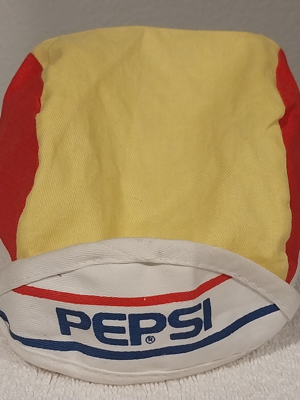 Vintage 80s PEPSI Sportcap Cotton Bicycling Bike Racing Cap
